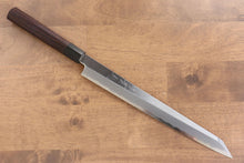  Jikko White Steel No.2 Kiritsuke Yanagiba  270mm Shitan Handle - Seisuke Knife