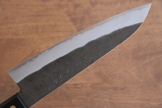 Nao Yamamoto White Steel No.2 Kurouchi Gyuto 180mm Black Pakka wood Handle - Seisuke Knife