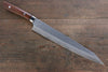 Takeshi Saji SRS13 Hammered(Maru) Kiritsuke Sujihiki 270mm Ironwood Handle - Seisuke Knife - Slide 1