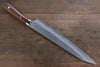 Takeshi Saji SRS13 Hammered(Maru) Kiritsuke Sujihiki 270mm Ironwood Handle - Seisuke Knife - Slide 2