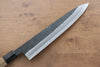 Kikuzuki White Steel No.2 Black Finished Gyuto 270mm Magnolia Handle - Seisuke Knife - Slide 3