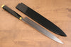 Takeshi Saji Maki-e Art Silver Steel No.3 Yanagiba 270mm Lacquered Handle - Seisuke Knife - Slide 2