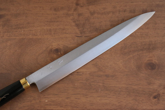 Takeshi Saji Maki-e Art Silver Steel No.3 Yanagiba 270mm Lacquered Handle - Seisuke Knife