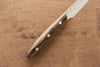 Takeshi Saji SG2 Diamond Finish Steak 125mm Black Persimmon Handle - Seisuke Knife - Slide 7