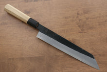  Kikuzuki White Steel No.2 Black Finished Kiritsuke Gyuto 240mm Magnolia Handle - Seisuke Knife