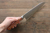 Takamura Knives Chromax Steel Hammered Santoku 170mm with Brown Pakka wood Handle - Seisuke Knife