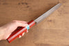 Yu Kurosaki Senko SG2 Hammered Santoku 165mm with Padauk & Turquoise Handle - Seisuke Knife - Slide 8