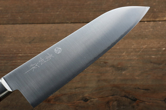 Takamura Knives SG2 Santoku 170mm with Red Pakkawood Handle - Seisuke Knife