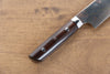 Takeshi Saji Blue Steel No.2 Colored Damascus Sujihiki 270mm Ironwood Handle - Seisuke Knife - Slide 6