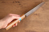 Yu Kurosaki Senko SG2 Hammered Santoku 165mm with Olive & Turquoise Handle - Seisuke Knife - Slide 8