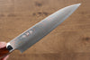 Takeshi Saji Blue Steel No.2 Colored Damascus Gyuto 210mm Ironwood Handle - Seisuke Knife