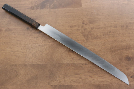 Seisuke VG10 Sakimaru Takohiki 330mm Live oak Lacquered (Kamon) Handle - Seisuke Knife