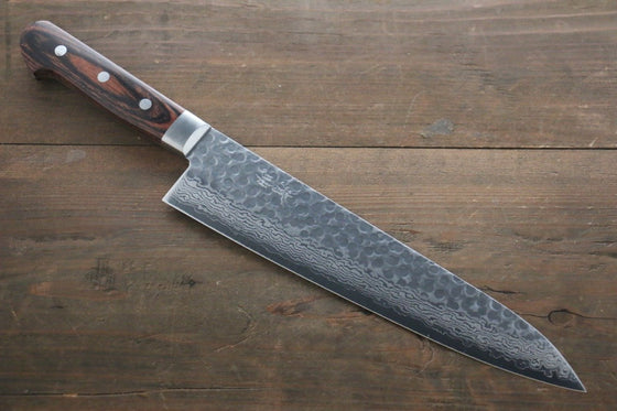 Seisuke VG10 17 Layer Damascus Gyuto 240mm Mahogany Handle - Seisuke Knife