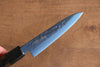 Seisuke SK-85 Ion plating Hammered Petty-Utility  120mm Gray Pakka wood Handle - Seisuke Knife