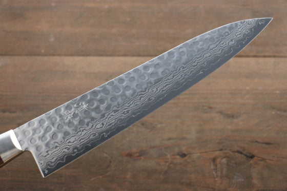 Seisuke VG10 17 Layer Damascus Gyuto 210mm with Mahogany Handle - Seisuke Knife