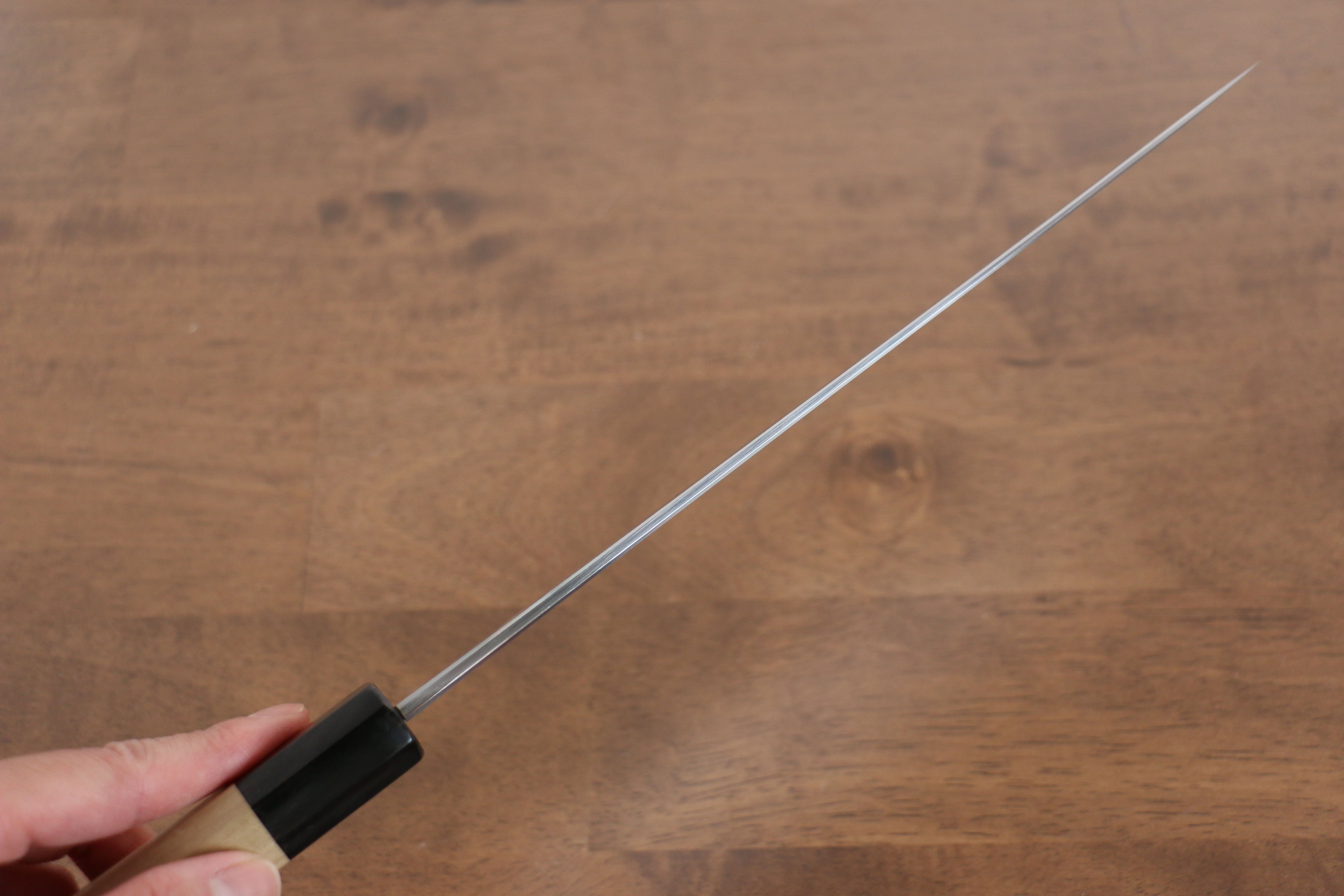 Kikuzuki Blue Steel No.1 Damascus Gyuto 240mm Magnolia Handle - Seisuke Knife