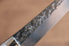 Yu Kurosaki Senko Ei SG2 Hammered Petty-Utility 130mm with White Acrylic Handle - Seisuke Knife - Slide 5