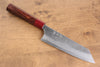 Yoshimi Kato Blue Super Nashiji Bunka 170mm with Red Honduras Handle - Seisuke Knife - Slide 1