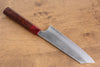 Yoshimi Kato Blue Super Nashiji Bunka 170mm with Red Honduras Handle - Seisuke Knife