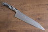 Yu Kurosaki Senko Ei SG2 Hammered Gyuto 240mm Gray Acrylic Handle - Seisuke Knife - Slide 1