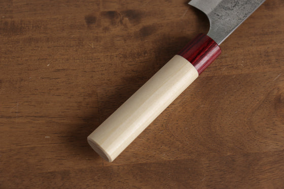 Masakage Yuki White Steel No.2 Nashiji Bunka 170mm with Magnolia Handle - Seisuke Knife