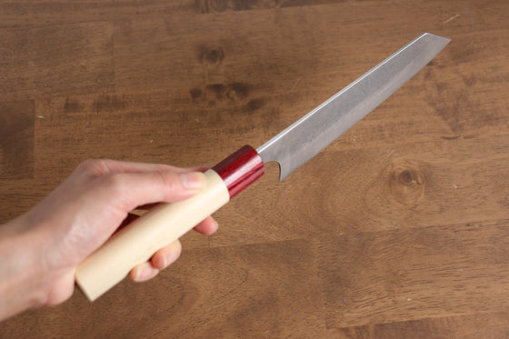 Masakage Yuki White Steel No.2 Nashiji Bunka 170mm with Magnolia Handle - Seisuke Knife