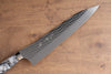 Yu Kurosaki Senko Ei SG2 Hammered Gyuto 240mm Gray Acrylic Handle - Seisuke Knife - Slide 3