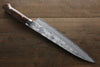 Takeshi Saji SG2 Black Damascus Gyuto 240mm Ironwood Handle - Seisuke Knife - Slide 2