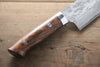 Takeshi Saji SG2 Black Damascus Gyuto 240mm Ironwood Handle - Seisuke Knife - Slide 4