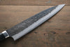 Takeshi Saji Blue Super Kurouchi Gyuto 180mm Black Micarta Handle - Seisuke Knife - Slide 7