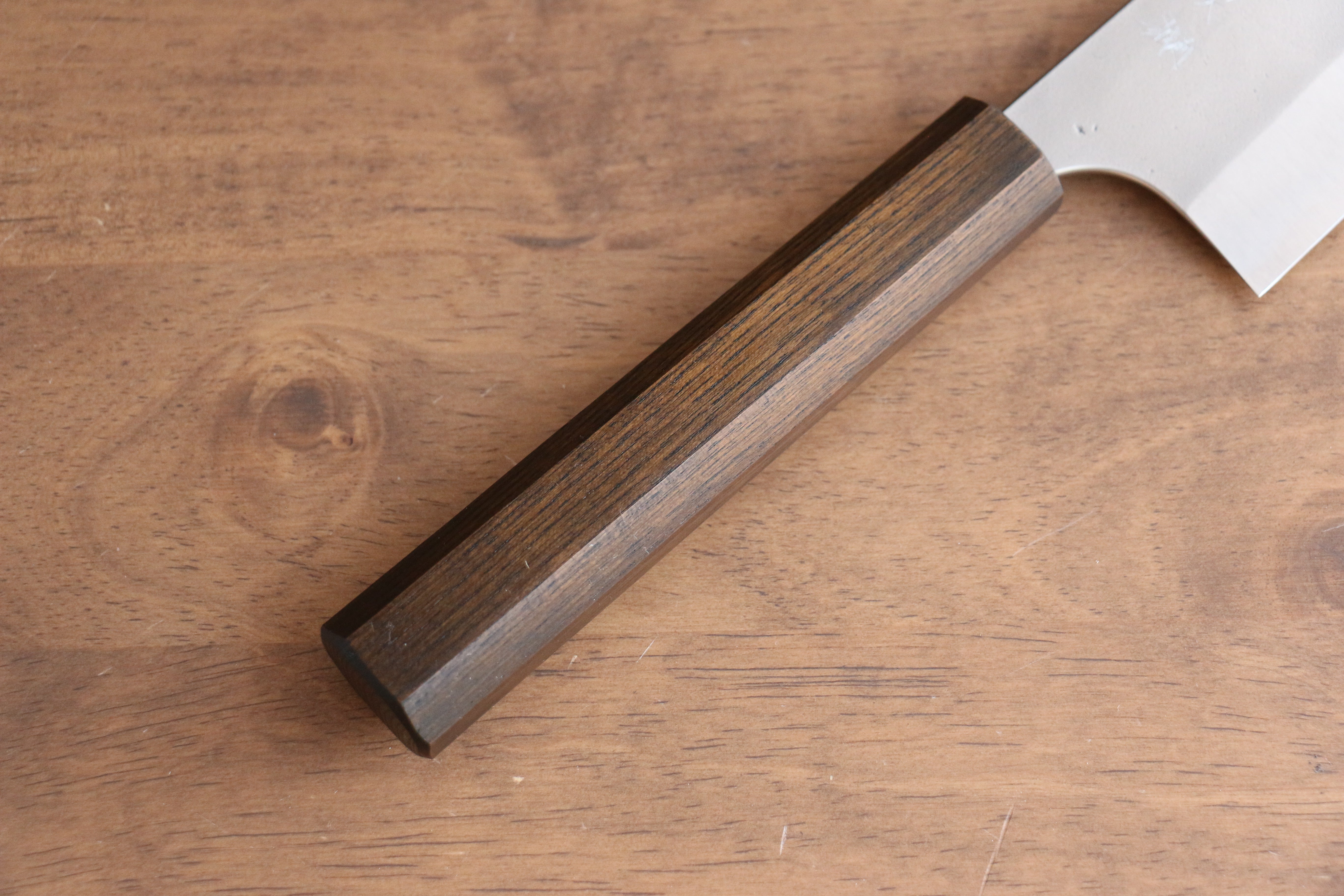 Yoshimi Kato Blue Super Nashiji Gyuto 240mm Enju Lacquered(Black��� Handle - Seisuke Knife
