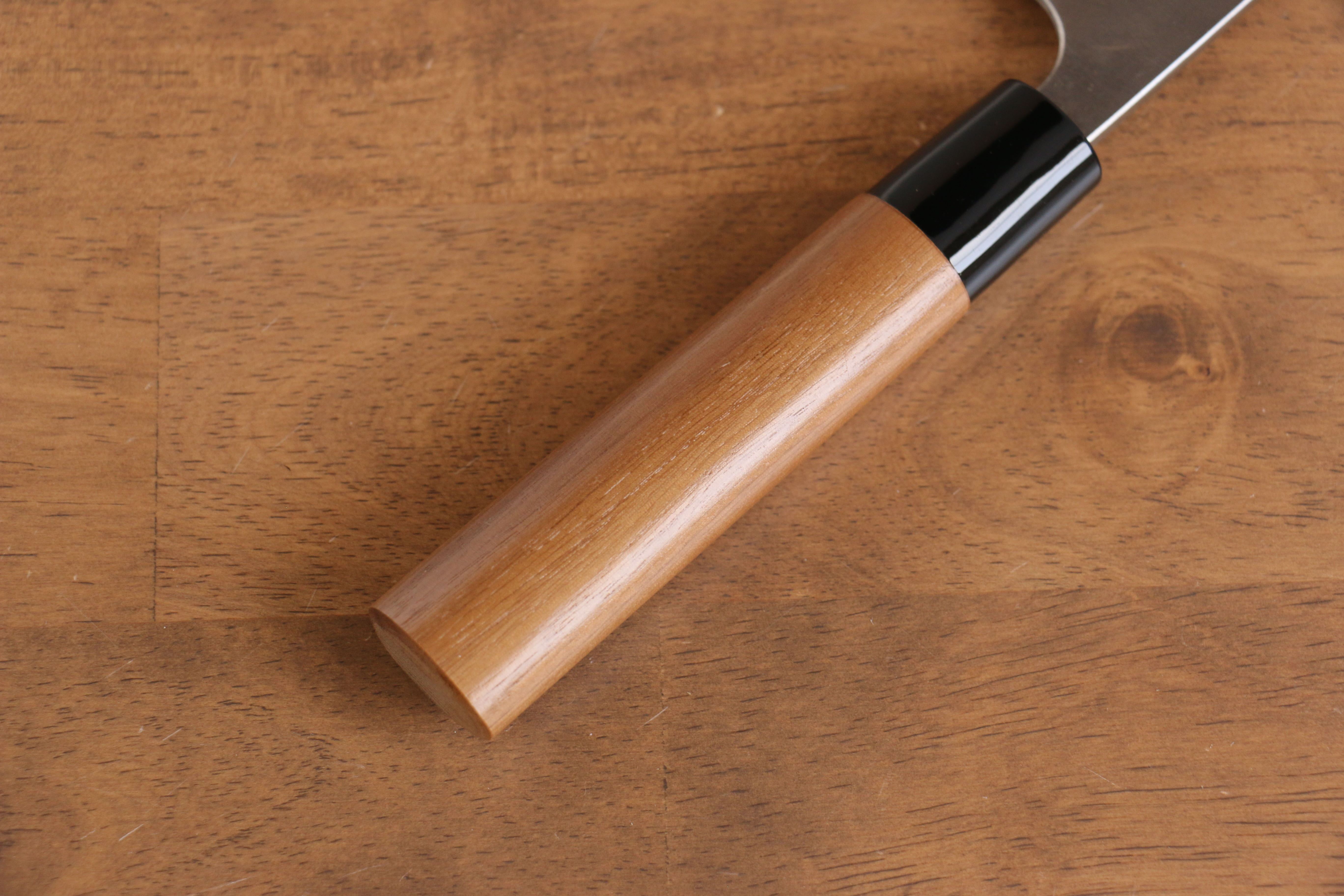 Nao Yamamoto Silver Steel No.3 Nashiji Santoku 180mm with Walnut Handle - Seisuke Knife