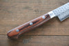 Seisuke VG10 17 Layer Damascus Petty-Utility 135mm Mahogany Handle - Seisuke Knife