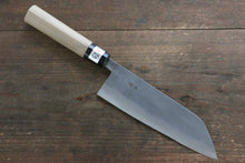  Fujiwara Teruyasu White Steel No.1 Nashiji Santoku 180mm with Magnolia Handle - Seisuke Knife