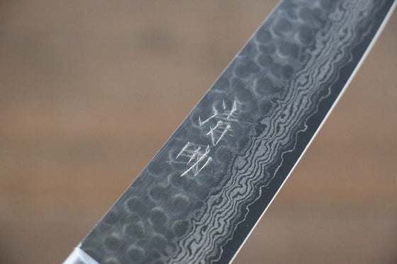 Seisuke VG10 17 Layer Damascus Petty-Utility 135mm Mahogany Handle - Seisuke Knife