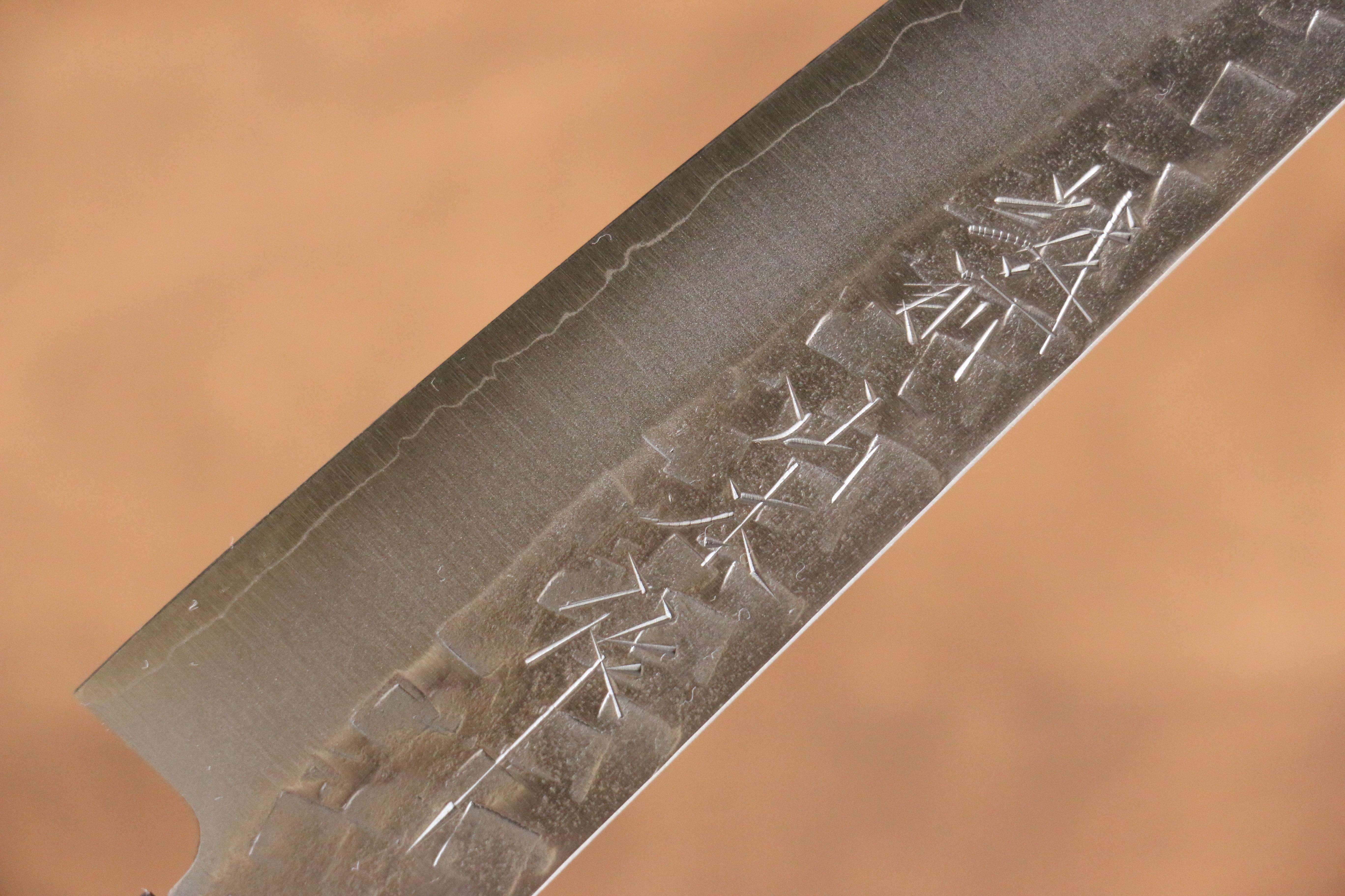 Nao Yamamoto Silver Steel No.3 Hammered Petty-Utility 160mm Black Pakkawood Handle - Seisuke Knife