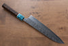 Yu Kurosaki Fujin SG2 Hammered Damascus Gyuto 210mm Wenge Handle - Seisuke Knife