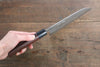 Fujiwara Teruyasu White Steel No.1 Nashiji Santoku 165mm with shitan Handle - Seisuke Knife - Slide 7