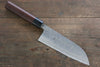 Fujiwara Teruyasu White Steel No.1 Nashiji Santoku 165mm with shitan Handle - Seisuke Knife - Slide 1