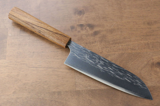 Yu Kurosaki Juhyo SG2 Hammered Santoku 165mm with Oak Handle - Seisuke Knife