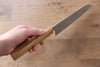 Yu Kurosaki Juhyo SG2 Hammered Santoku 165mm with Oak Handle - Seisuke Knife - Slide 6