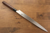 Jikko Silver Steel No.3 Yanagiba 300mm Shitan Handle - Seisuke Knife