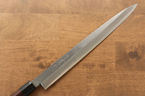 Jikko Silver Steel No.3 Yanagiba 300mm Shitan Handle - Seisuke Knife