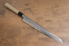 Sakai Kikumori VG10 Mirrored Finish Kiritsuke Yanagiba 300mm Magnolia Handle - Seisuke Knife - Slide 1