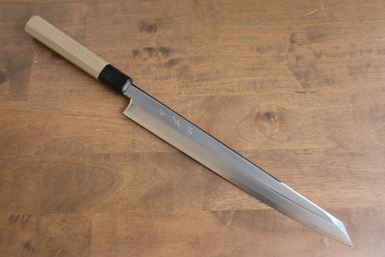 Sakai Kikumori VG10 Mirrored Finish Kiritsuke Yanagiba 300mm Magnolia Handle - Seisuke Knife