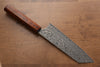 Yoshimi Kato SG2 Damascus Bunka 165mm Lacquered Sugi Cedar Handle - Seisuke Knife - Slide 2
