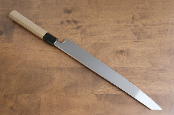 Sakai Kikumori VG10 Mirrored Finish Kiritsuke Yanagiba 300mm Magnolia Handle - Seisuke Knife