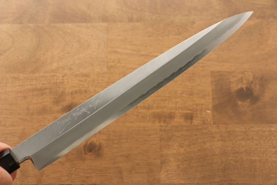 Jikko Silver Steel No.3 Yanagiba 270mm with Shitan Handle - Seisuke Knife