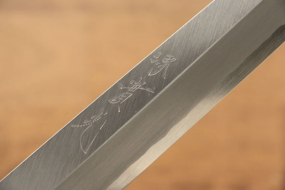 Jikko Silver Steel No.3 Yanagiba 270mm with Shitan Handle - Seisuke Knife