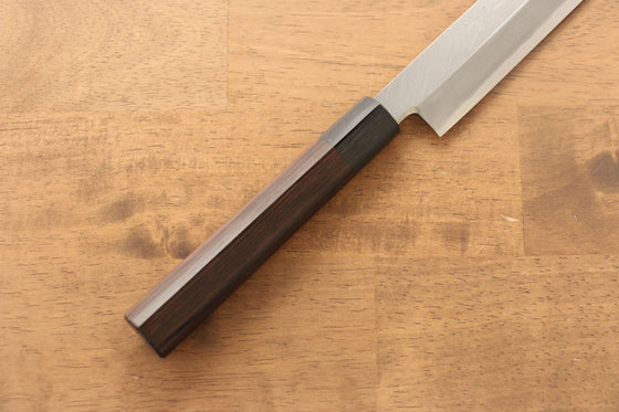 Jikko Silver Steel No.3 Yanagiba  270mm Shitan Handle - Seisuke Knife